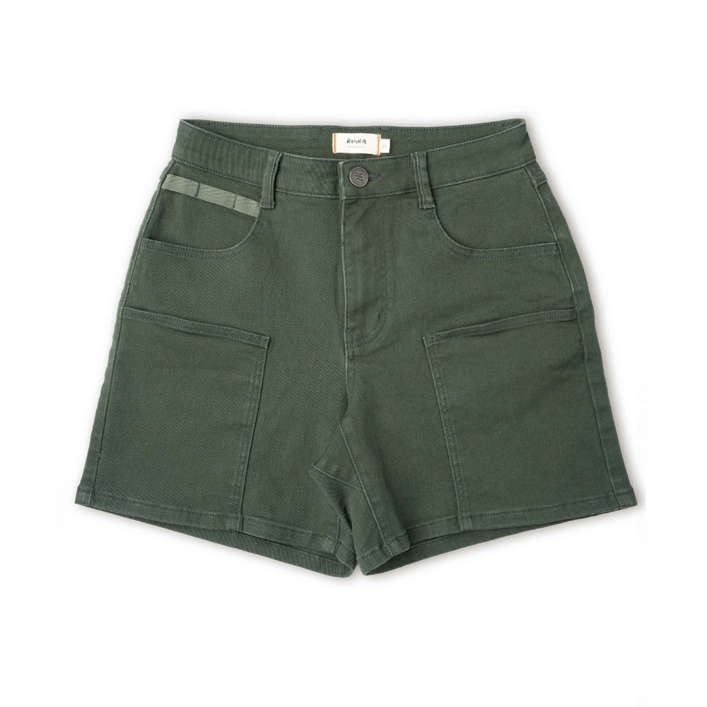 Women's Robinhood Green Chore Shorts